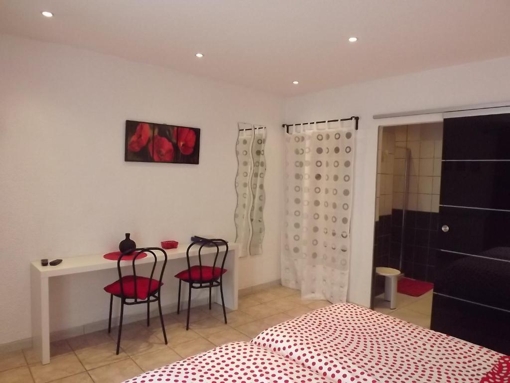 Chambres d'hôtes- Le Pré aux Ânes Albon Chambre photo
